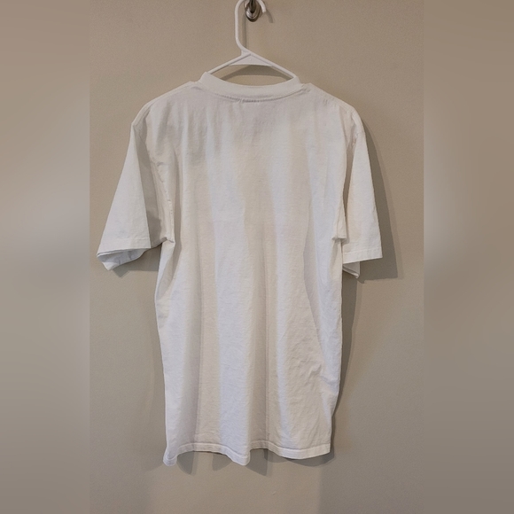 Buffalo David Bitton Tshirt Tee Top S/M White Logo Made in Canada - Picture 2 of 4